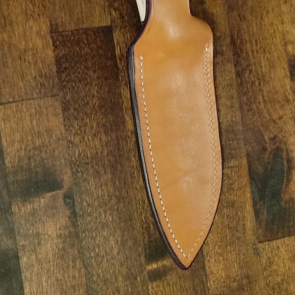 Colorado Cutlery Antler Handle Knife with Handmade Sheath by Slickbald - Picture 9 of 10